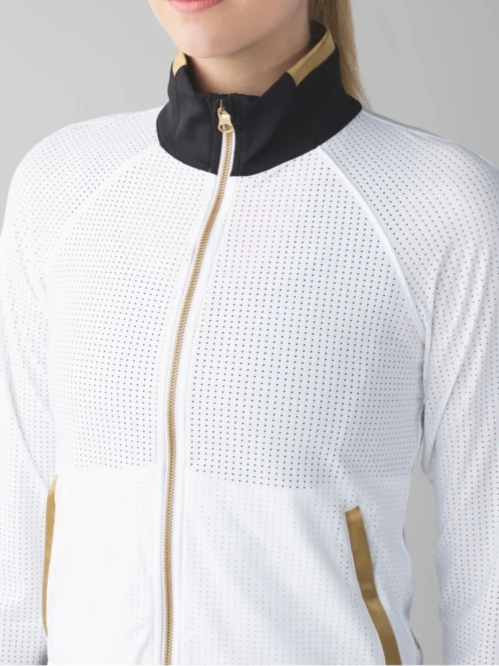 Lululemon sweaty or not mesh zip up jacket size 6